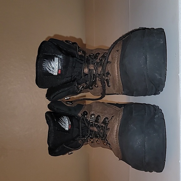 Itaska Brown Colored Rain Boots for work. Size 12 - Picture 1 of 7